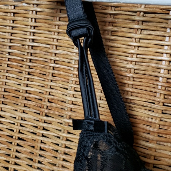 New Parfait Irene Laced Unlined Wire Bra Black 38C - Picture 5 of 7